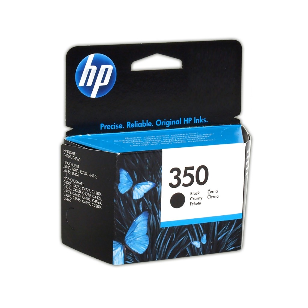 Tinteiro Preto HP Officejet J5780/5785 - 350