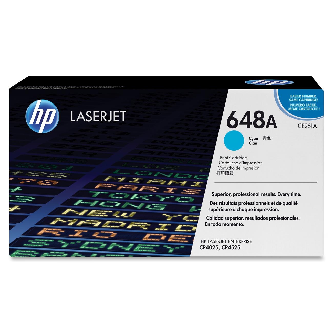Toner Laser HP LaserJet CP4025/4525/4525DN - Cião (648A)