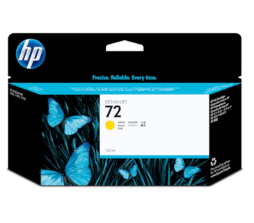Tinteiro Amarelo HP DesignJet T610/1100 - 130ml - 72