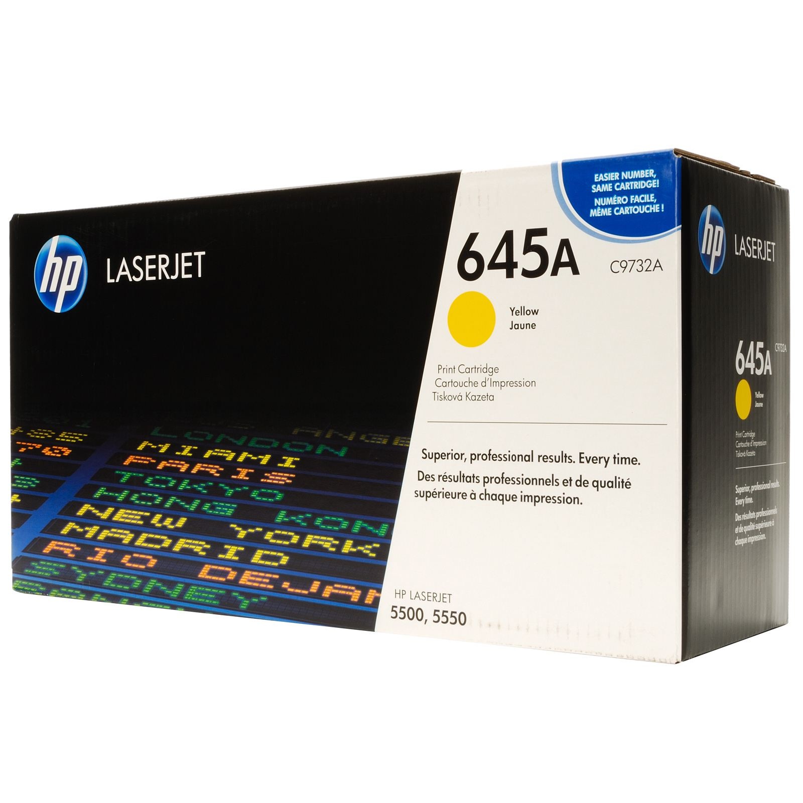 Toner Laser HP LaserJet Color 5500 - Amarelo (645A)