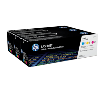 Toner Laser HP LaserJet Pro CM1415 - PACK c/ 3 Cores (128A)