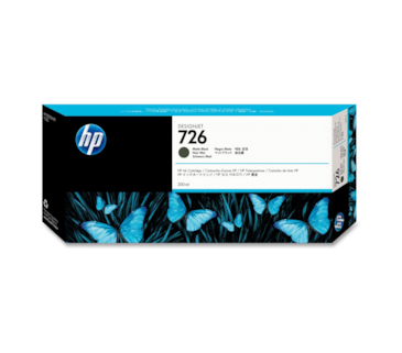 Tinteiro Preto Matte HP DesignJet T1200 - 300ml - 726