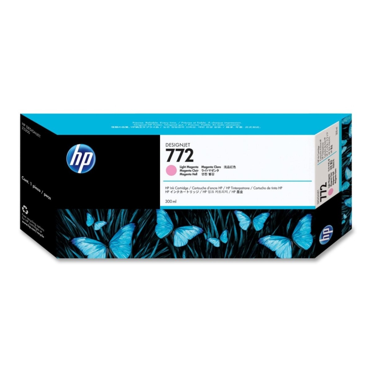 Tinteiro Magenta Claro HP DesignJet Z5200/5400 - 300 ml -772
