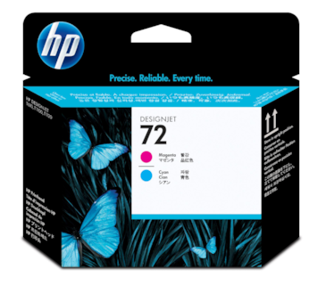 Cabeça Impressão Magenta e Sião HP T610/1100 - 72
