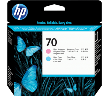 Cabeça HP DesignJet Z2100/B9180 Mag. Claro/Sião Claro - 70
