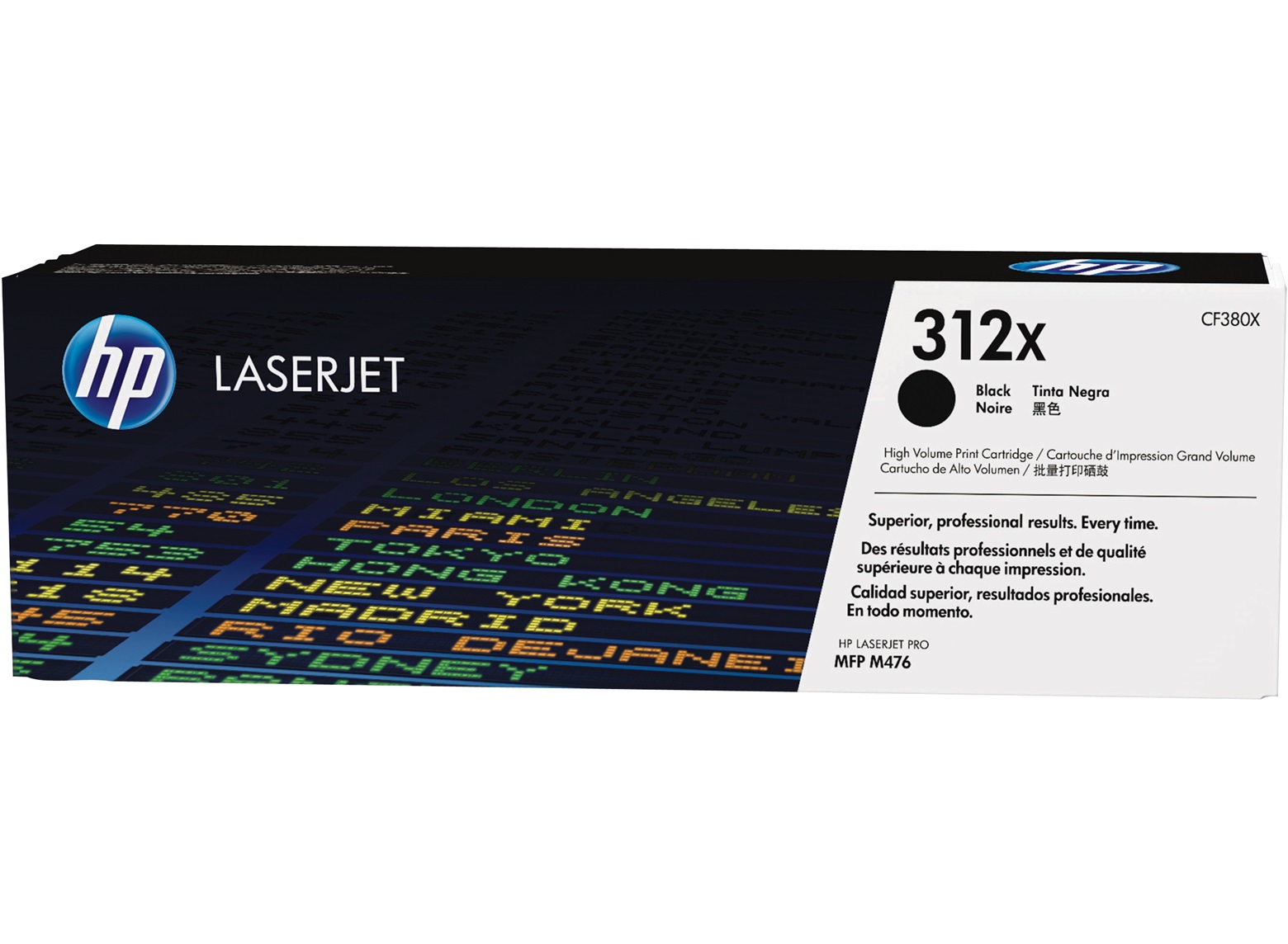 Toner HP LaserJet Pro MFP M476 Série-Preto Alta Capa. (312X)