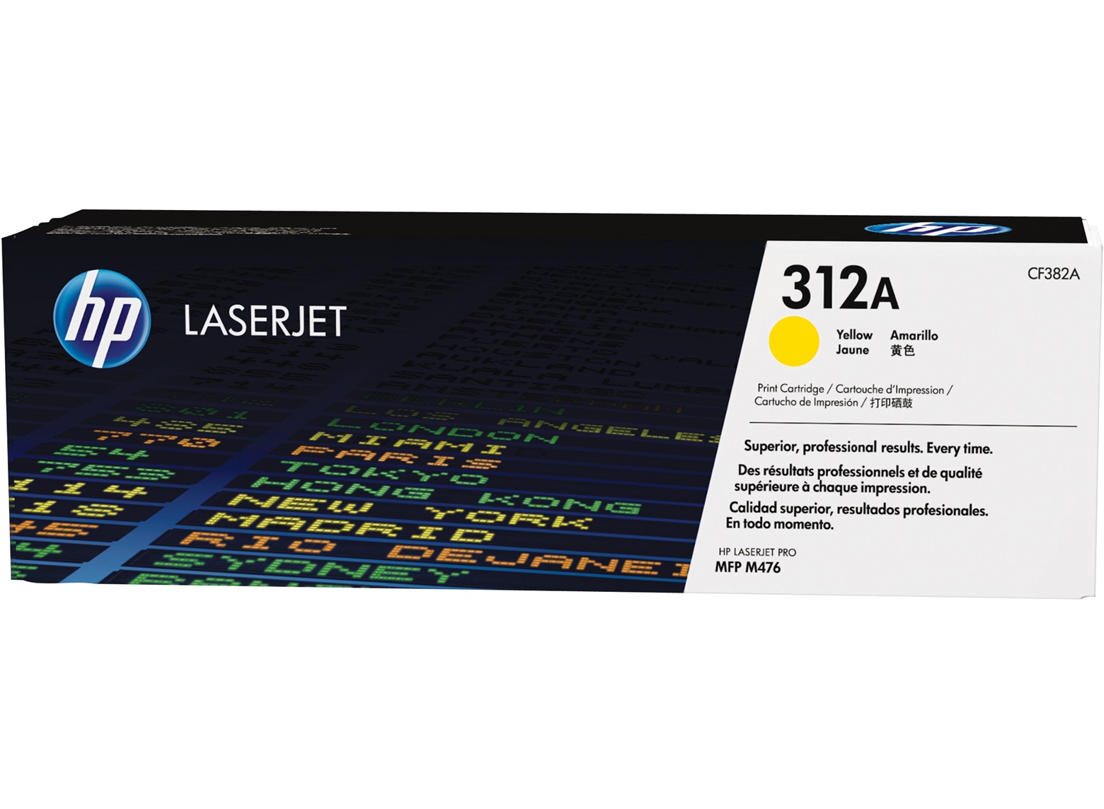 Toner HP LaserJet Pro MFP M476 Série - Amarelo (312A)