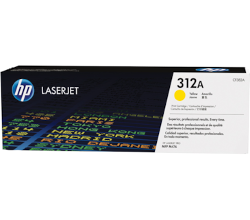 Toner HP LaserJet Pro MFP M476 Série - Amarelo (312A)