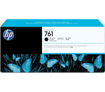 Tinteiro Preto Mate HP DesignJet T7100 - 750ml - 761