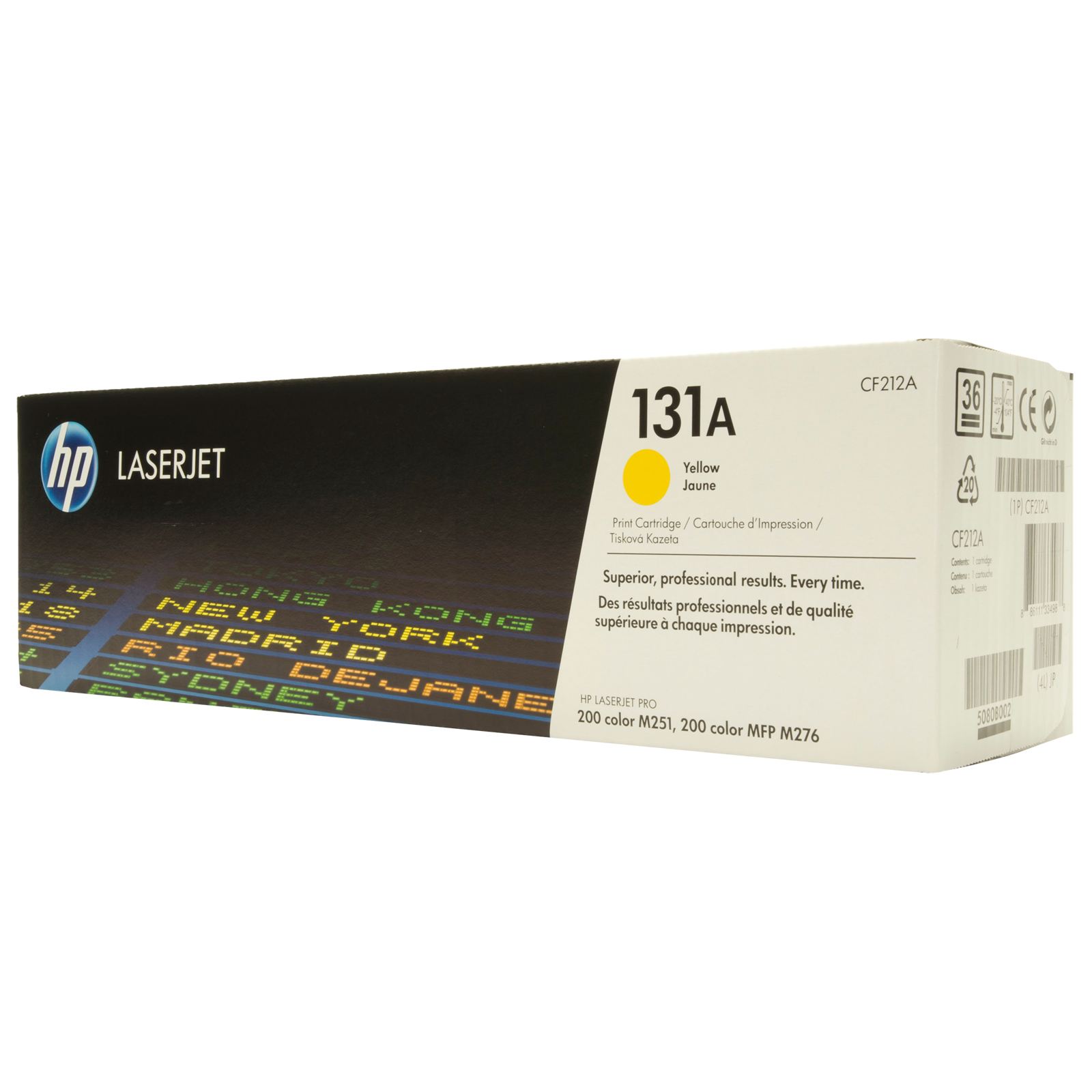 Toner Amarelo HP LaserJet Pro M251 / MFP M276 Série (131A)