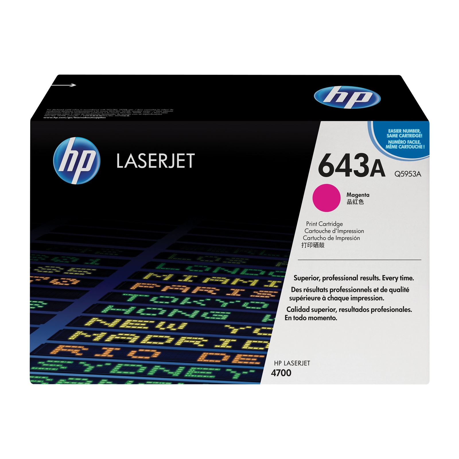 Toner Laser HP LaserJet Color 4700 - Magenta - 643A