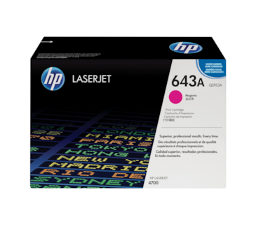 Toner Laser HP LaserJet Color 4700 - Magenta - 643A