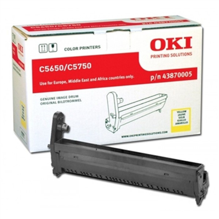 Tambor Laser Oki C5650/5750 - Amarelo - (43870005)