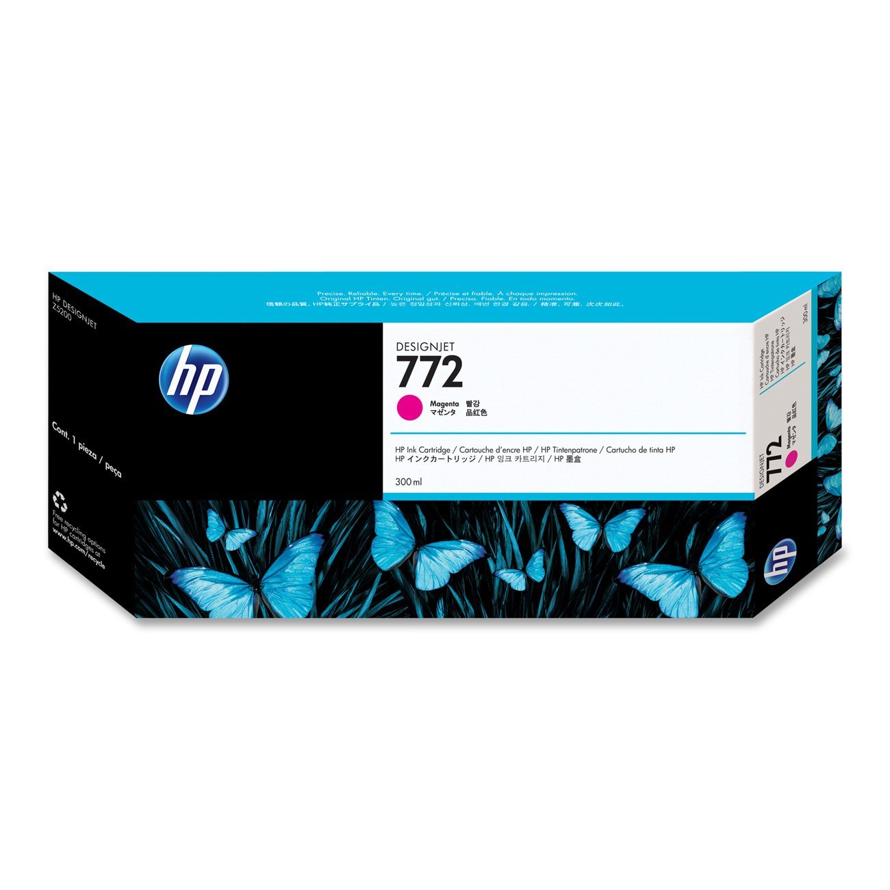 Tinteiro Preto Foto. HP DesignJet Z5200/5400 - 300 ml - 772