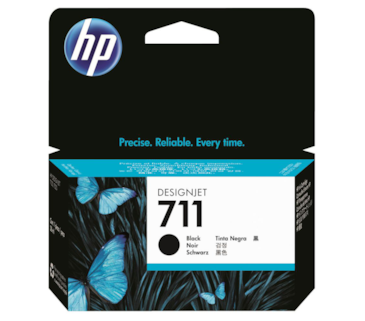 Tinteiro Preto HP DesignJet T120/T520 - 38 ml - 711
