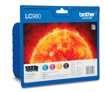 Pack de 4 Tinteiros Brother DCP-145C/165C/MFC-250C/290C