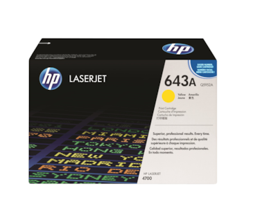 Toner Laser HP LaserJet Color 4700 - Amarelo - 643A