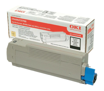 Toner Laser Oki Okipage C5600/5700 - Preto - (43324408)