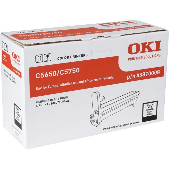 Tambor Laser Oki C5650/5750 - Preto - (43870008)
