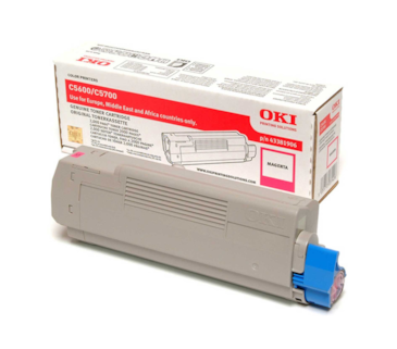 Toner Laser Oki Okipage C5600/5700 - Magenta - (43381906)