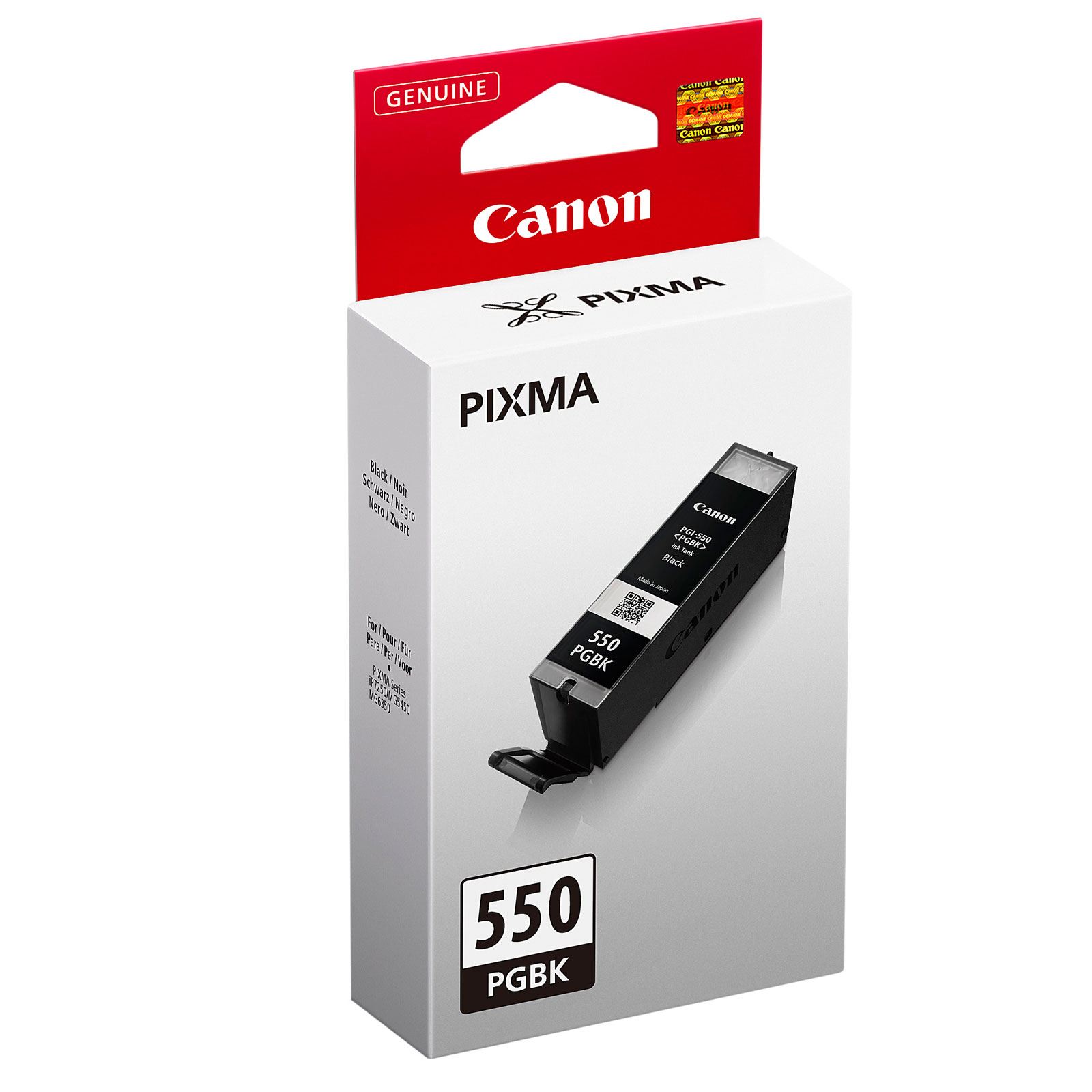 Tinteiro Preto Canon Pixma iP7250 / MG5450/6350