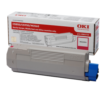 Toner Laser Oki Okipage C5850/5950 - Magenta - (43865722)