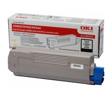 Toner Laser Oki Okipage C5850/5950 - Preto - (43865724)