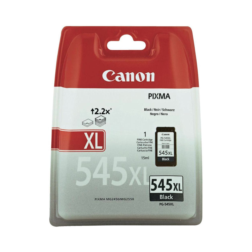 Tinteiro Preto Canon Pixma MG2450/2550 - Alta Capacidade