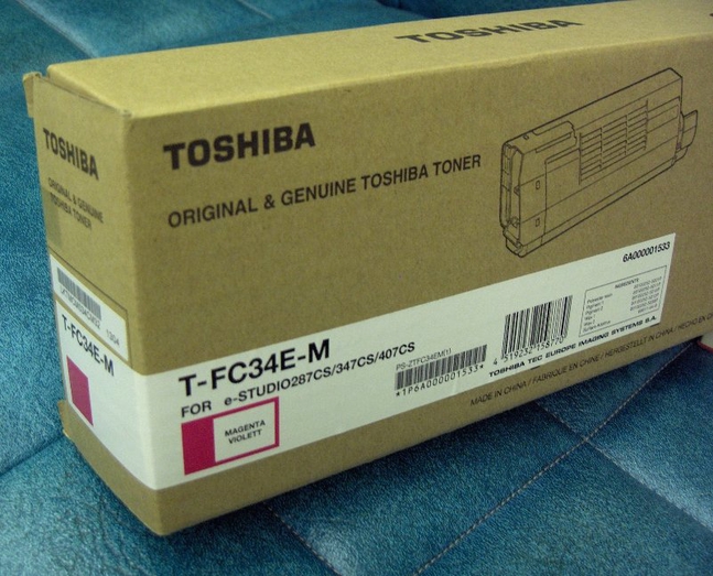 Toner Original Toshiba Studio 287C/407CS - Magenta (T-FC34EM
