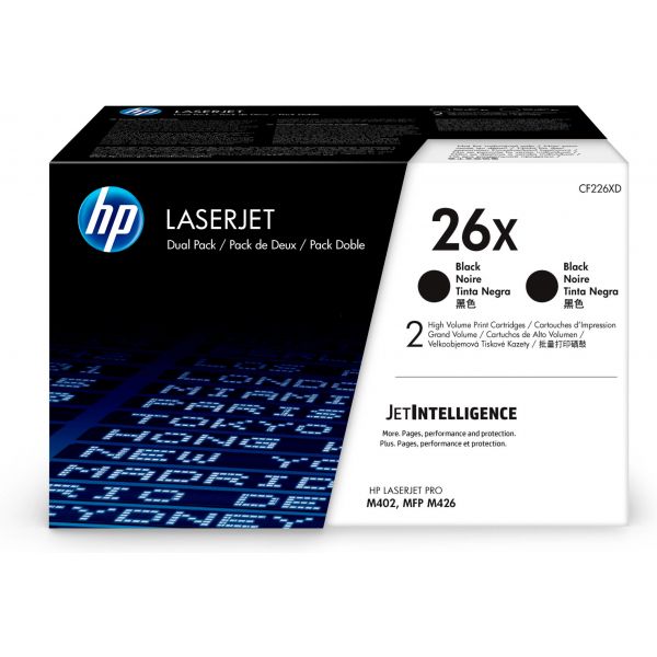 Toner Ori. HP LaserJet Pro M402 Série/Pro M426 - 26X - DUPLO