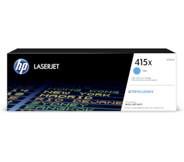 Toner Ciano HP Color LaserJet Pro M454/MFP M479-6K (415X)