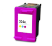 Tinteiro Cores Genérico p/ HP Deskjet 3720/3730 - 304XL C