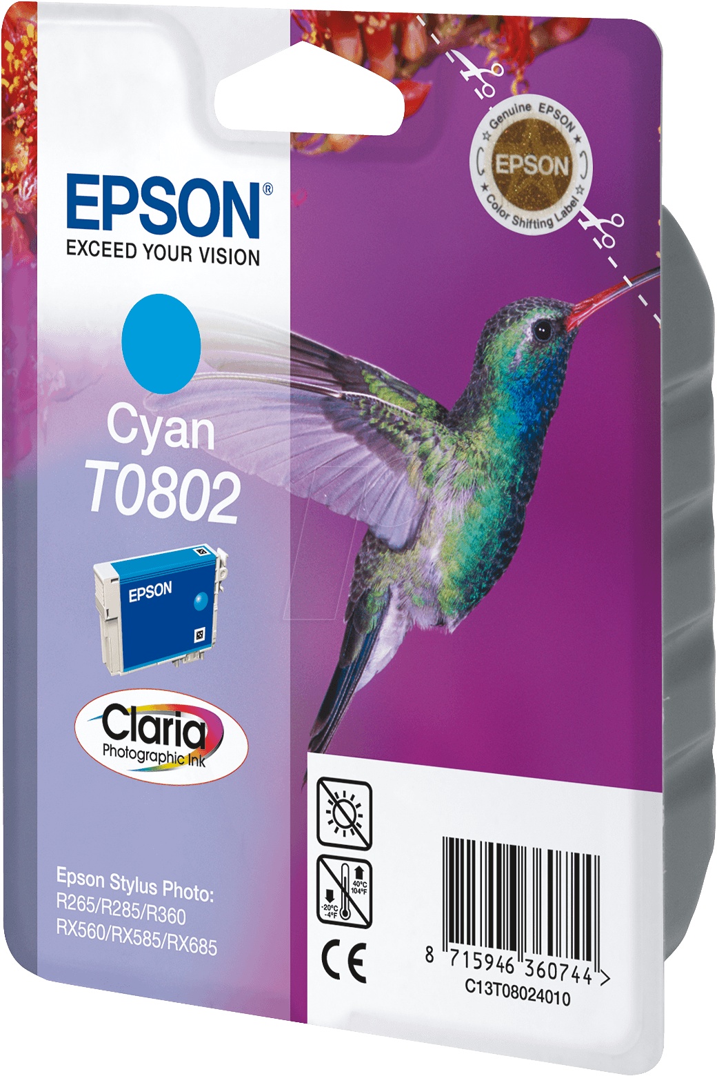 Tinteiro Sião Epson Stylus Photo R265/R360/RX560