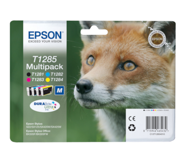 Kit Epson Stylus S22 / SX125 (T1281/T1282/T1283/T1284)