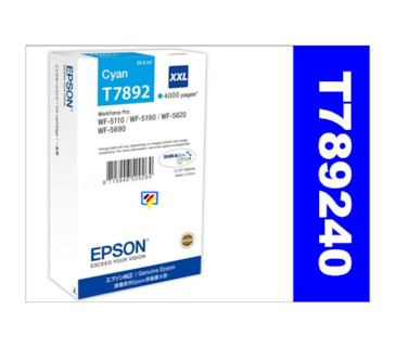 Tinteiro Cião Epson Workforce Pro WF-5000 Séries - 78XXL
