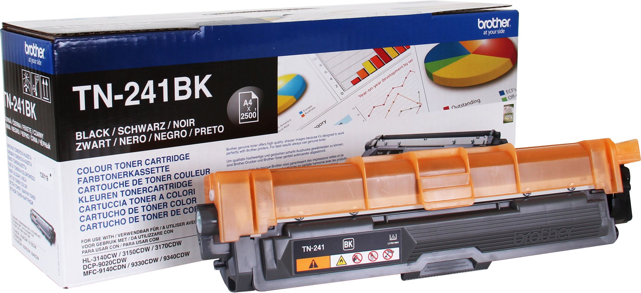Toner Laser Brother HL-3140CW/3150CDW - 2500 K - Preto