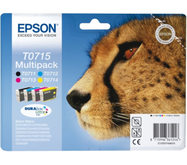 Kit Epson Stylus D78 / DX4000 (T0711/T0712/T0713/T0714)