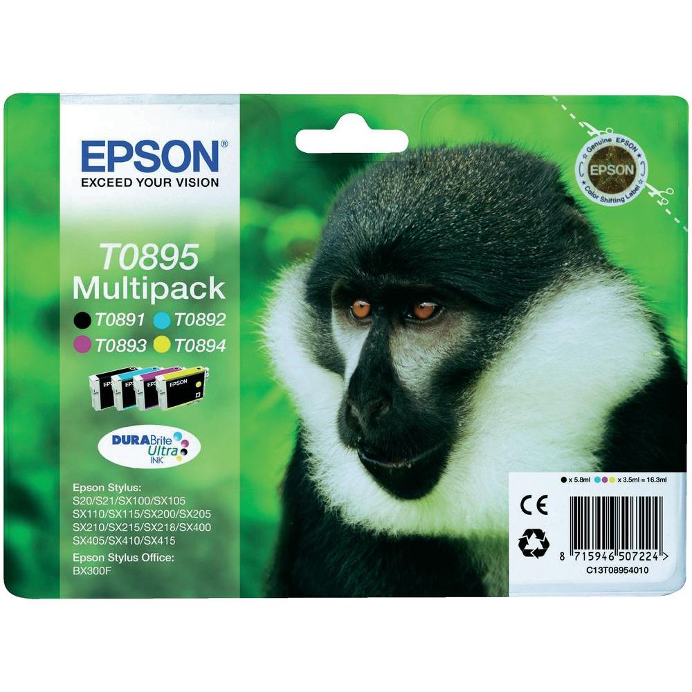 Kit Tinteiros Epson S20 / SX105/205 - 4 cores
