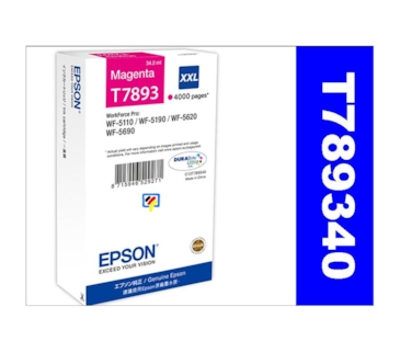 Tinteiro Magenta Epson Workforce Pro WF-5000 Séries - 78XXL