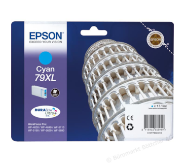 Tinteiro Cião Epson Workforce Pro WF-4600 Séries - 79XL