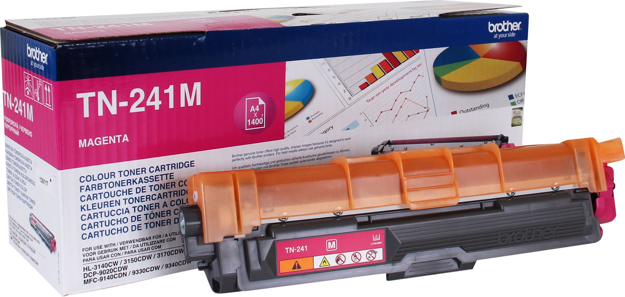 Toner Laser Brother HL-3140CW/3150CDW - 1400 K - Magenta