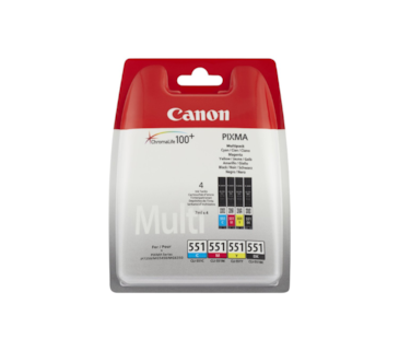 Pack de 4 Cores Canon Pixma iP7250 / MG5450/6350