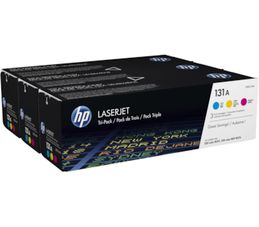 Toner Laser HP LaserJet Pro M251 - PACK c/ 3 Cores (131A)