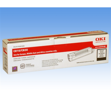 Toner Laser Oki Okipage C810/830 - Preto - (44059108)