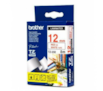 Fita Brother P-Touch Branco/Vermelho 12 mm x 8 m