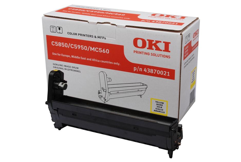 Tambor Oki Okipage C5850/5950 / MC560 - Amarelo (43870021)