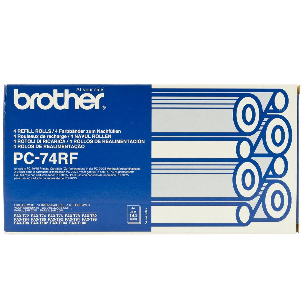 Rolo Recarga Fax Brother T7X/9X/10X - 4 Rolos