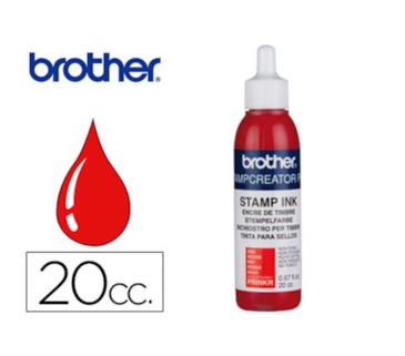 Recarga Tinta Vermelha Brother Maquinas de Carimbos