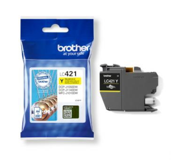 Tinteiro Amarelo Brother DCP-J1050DW/MFC-J1010DW - 200 pg.
