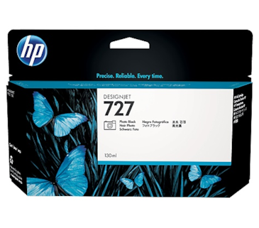Tinteiro Preto Mate HP DesignJet T920/1500/2500- 300ml - 727